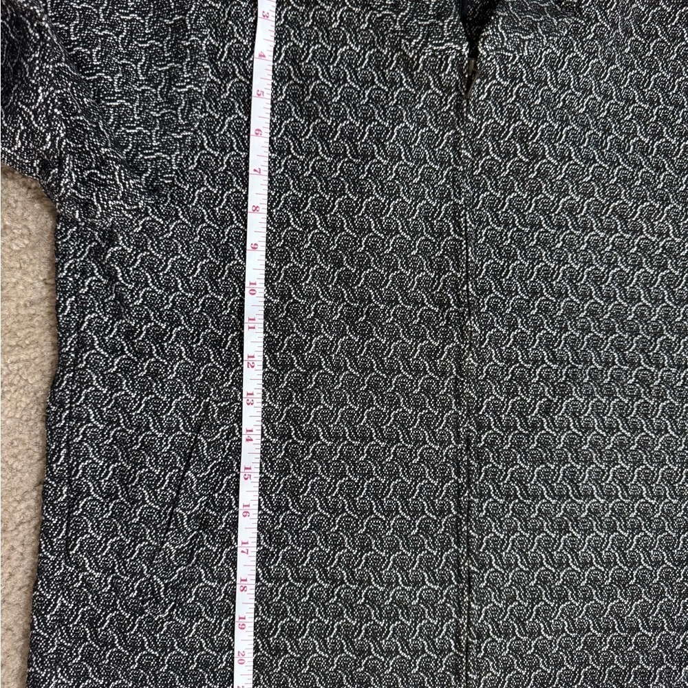 Eileen Fisher Rosette Jacquard Jacket Women's Black and White Patterned Jacket M - Picture 13 of 16